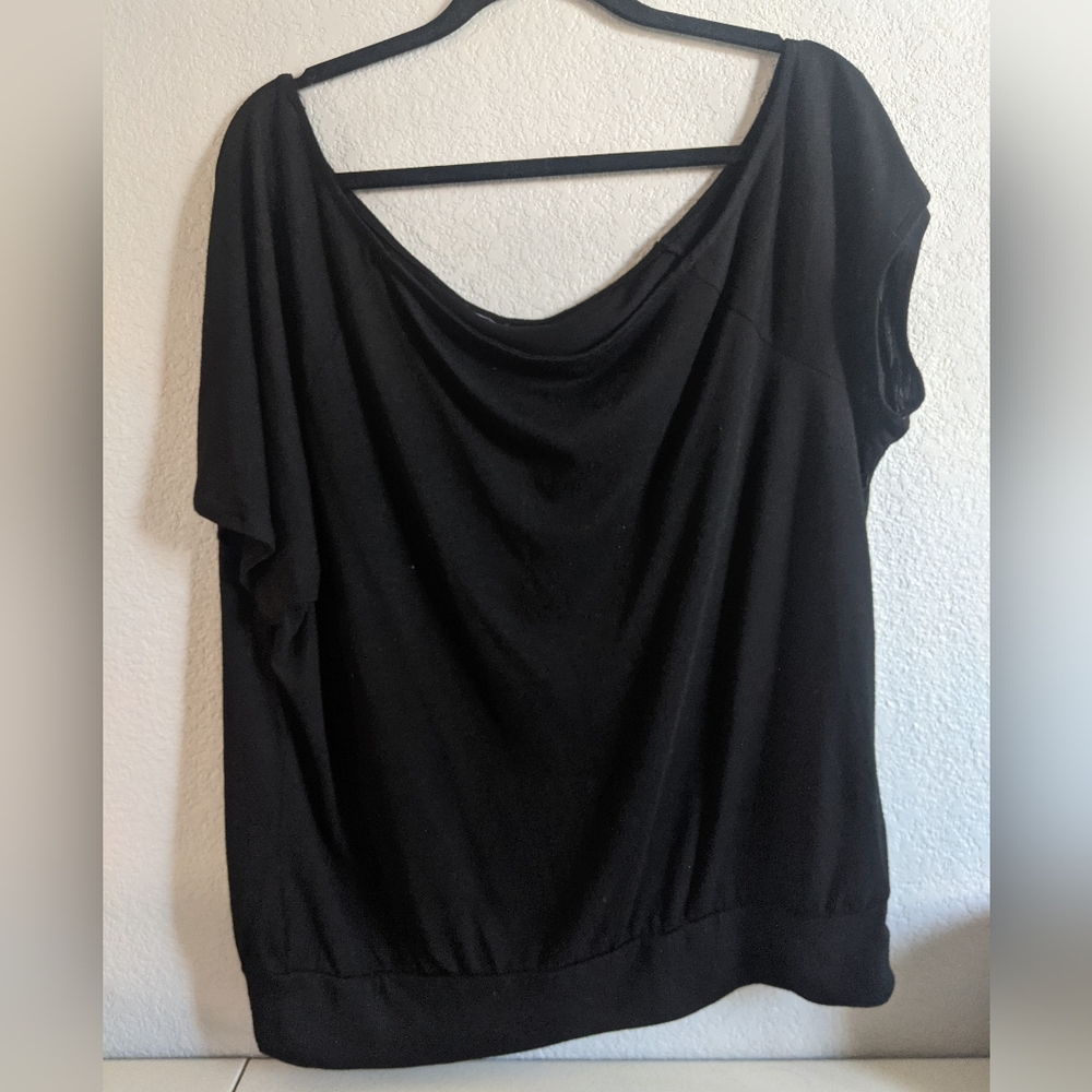 Retro Black Top Blouse Goth Alternative Emo Punk Rock